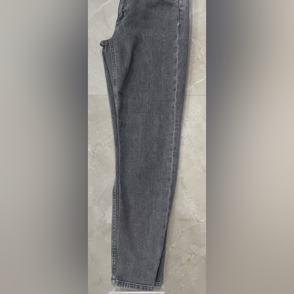 Rag And Bone Woman’s Jeans Size 27 Light Grey Mid Rise Skinny Ankle Zipper Front - Picture 5 of 6